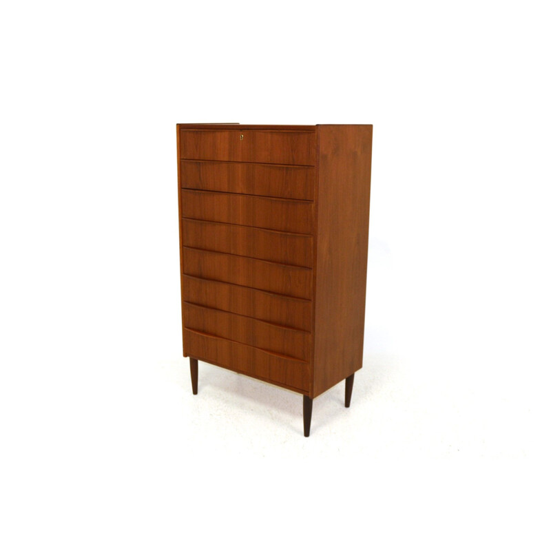 Vintage teak chest of drawers Denmark 1960s