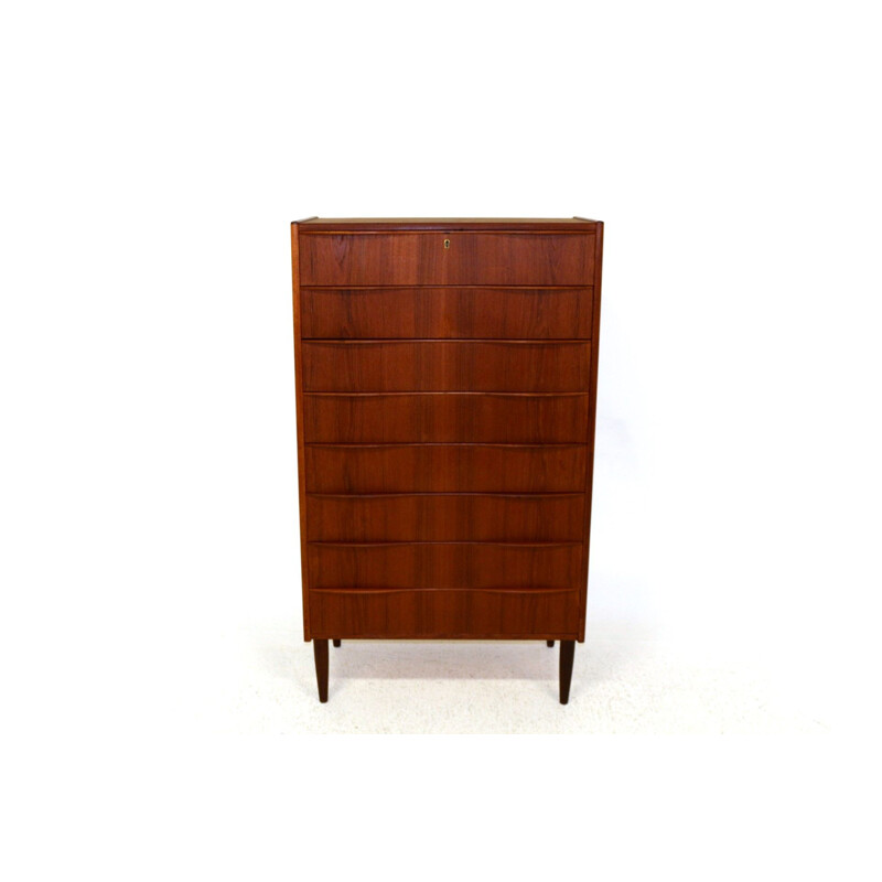 Vintage teak chest of drawers Denmark 1960s