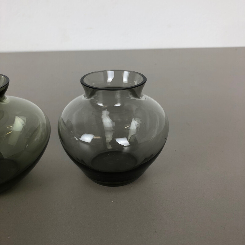 Set of 4 vintage vases by Wilhelm Wagenfeld for the WMF, Germany 1960
