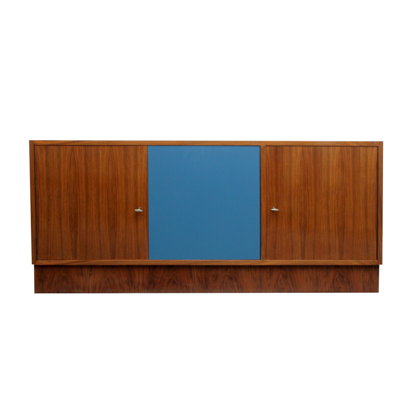 Vintage walnut highboard 1960