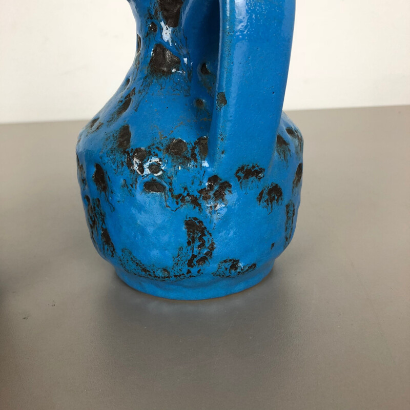 Paire de vases vintage en céramique par BAY ceramics, Allemagne 1960