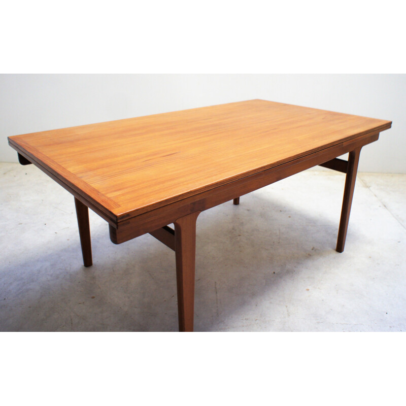 Vintage teak table Henning Kjaernulf Scandinavian 1960s
