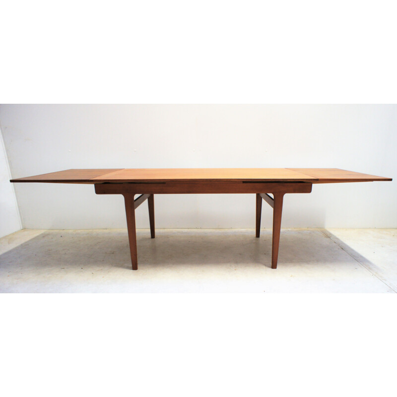 Vintage teak table Henning Kjaernulf Scandinavian 1960s