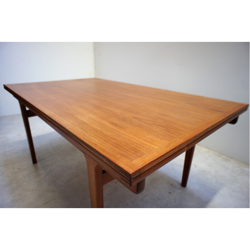 Vintage teak table Henning Kjaernulf Scandinavian 1960s