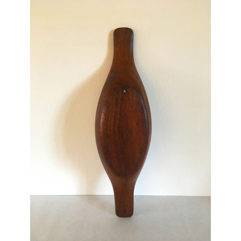 Ciotola vintage in teak Anri Form 1960