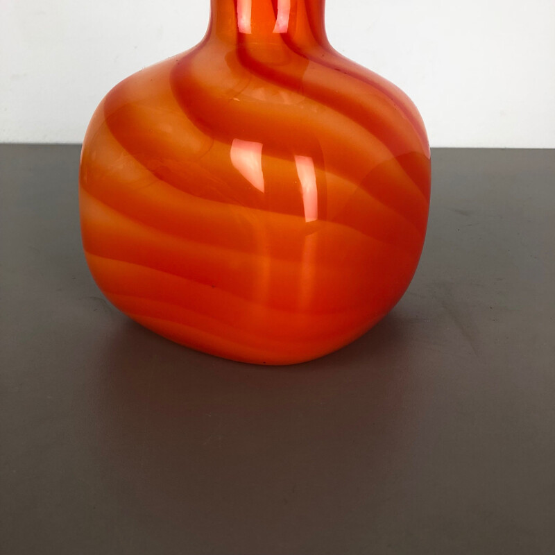 Large vintage Pop Art Opaline Florence Vase 1970s