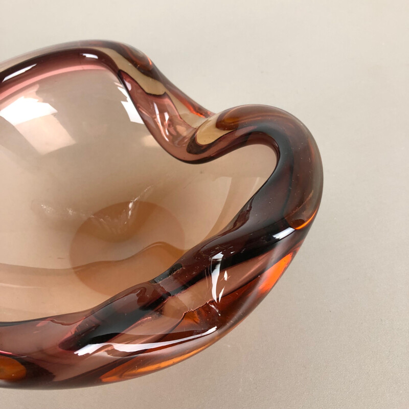 Vintage Murano Shell Ashtray Murano Italy 1970s