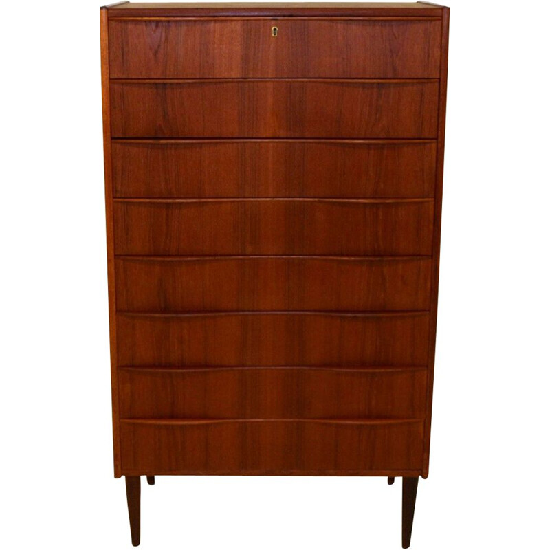 Vintage teak chest of drawers Denmark 1960s