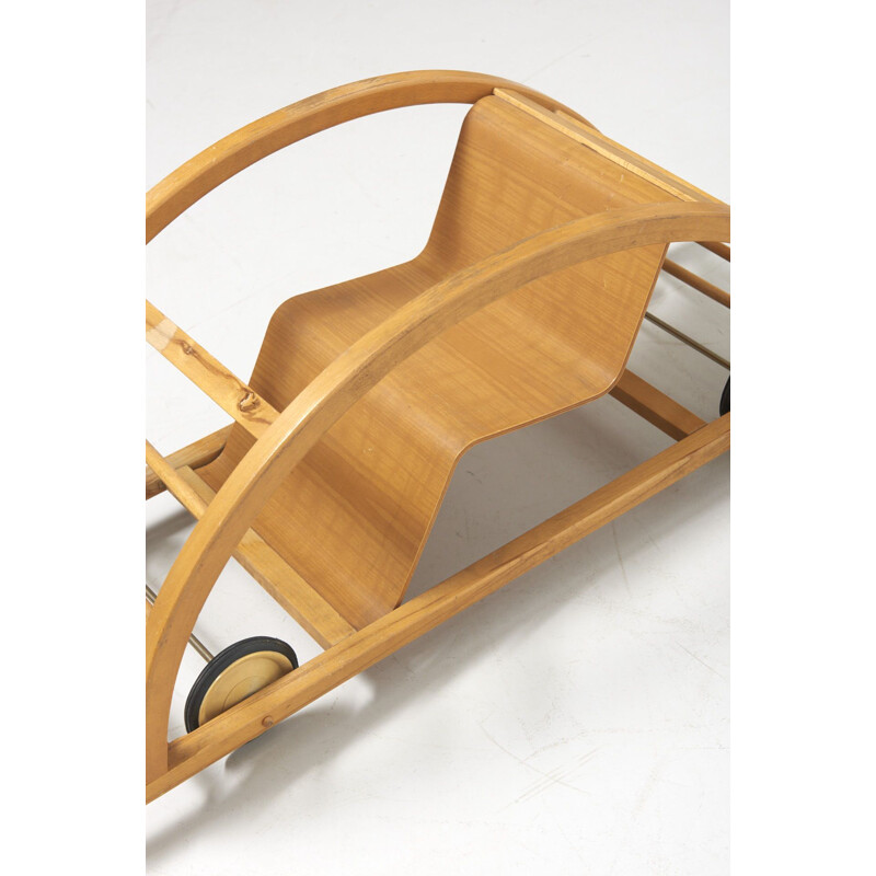 Vintage Kids Car and Rocking Chair by Hans Brockhage for Siegfried Lenz Germany 1950s