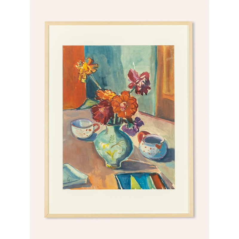 Vintage still life painting