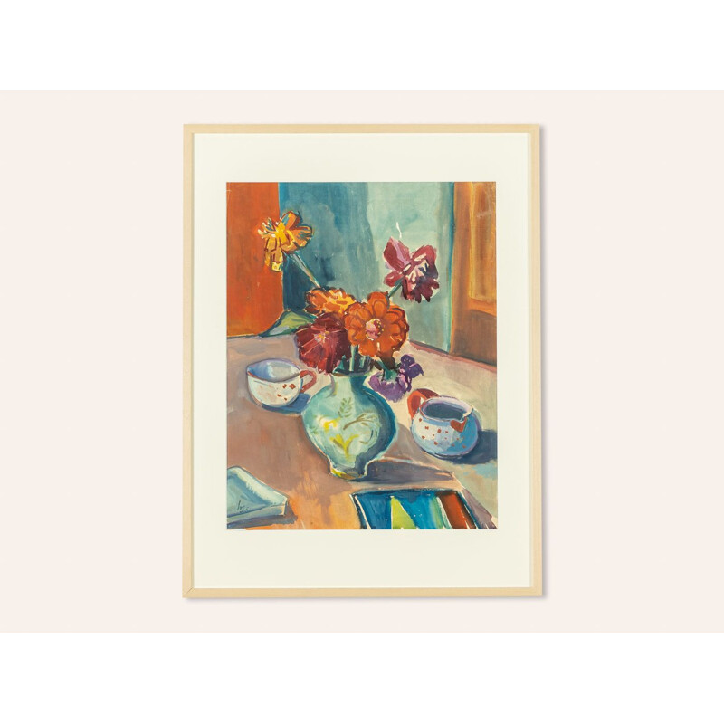 Vintage still life painting