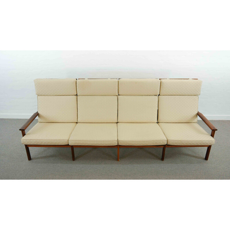 Vintage Capella 4-Seat Sofa by Illum Wikkelso for N. Eilersen Denmark