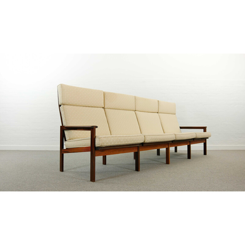 Vintage Capella 4-Seat Sofa by Illum Wikkelso for N. Eilersen Denmark