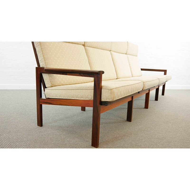 Vintage Capella 4-Sitzer-Sofa von Illum Wikkelso für N. Eilersen Dänemark