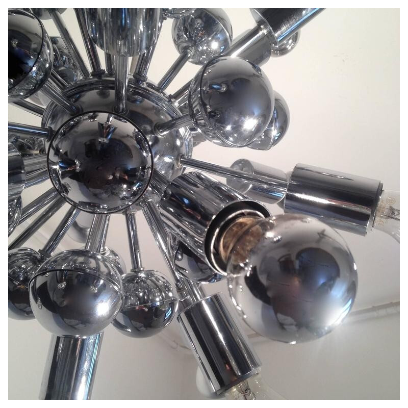 Mid century Sunburst Sputnik pendant light - 1960s