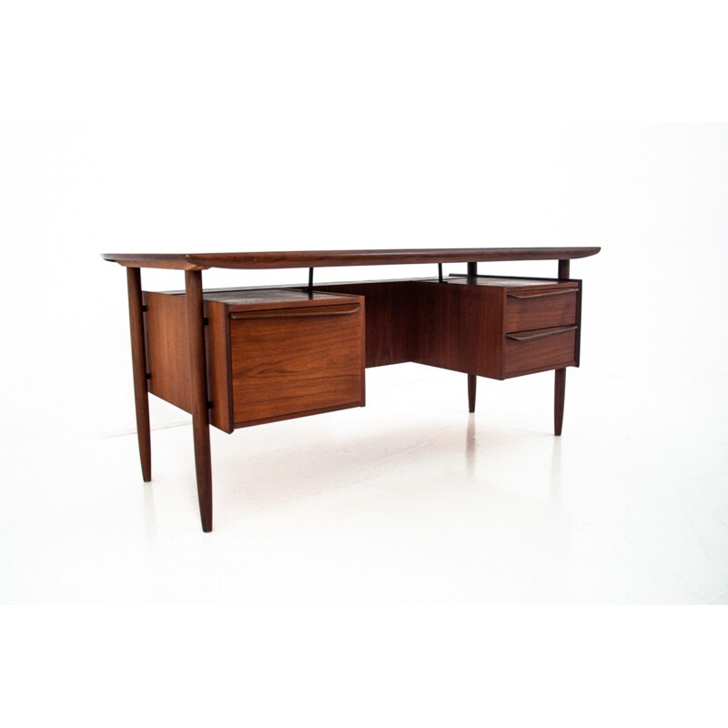 Bureau vintage en teck Danemark 1960