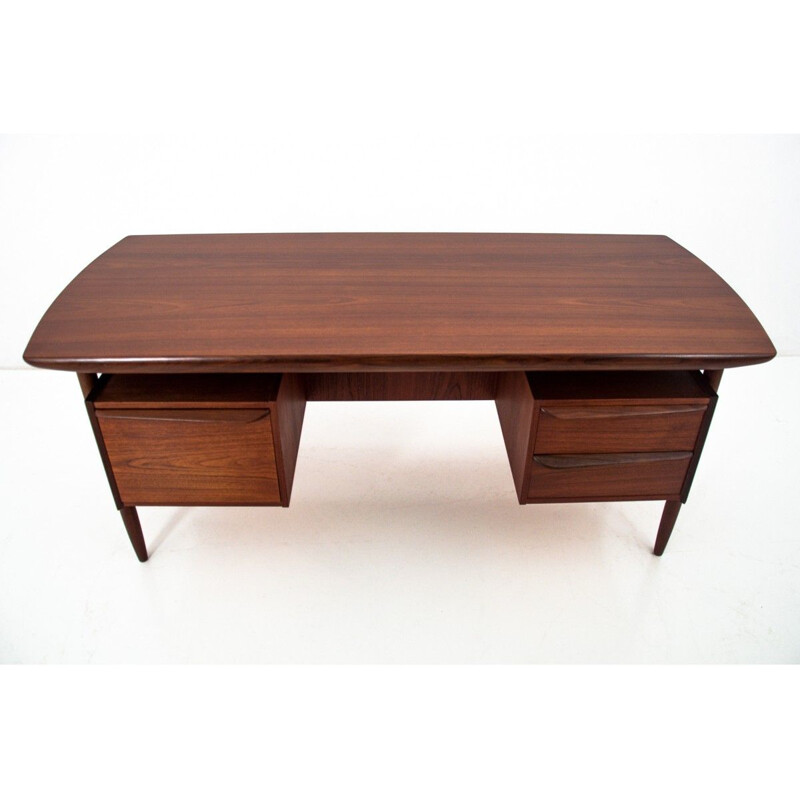 Vintage Teak desk Denmark 1960s