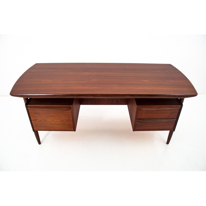 Vintage Teak desk Denmark 1960s