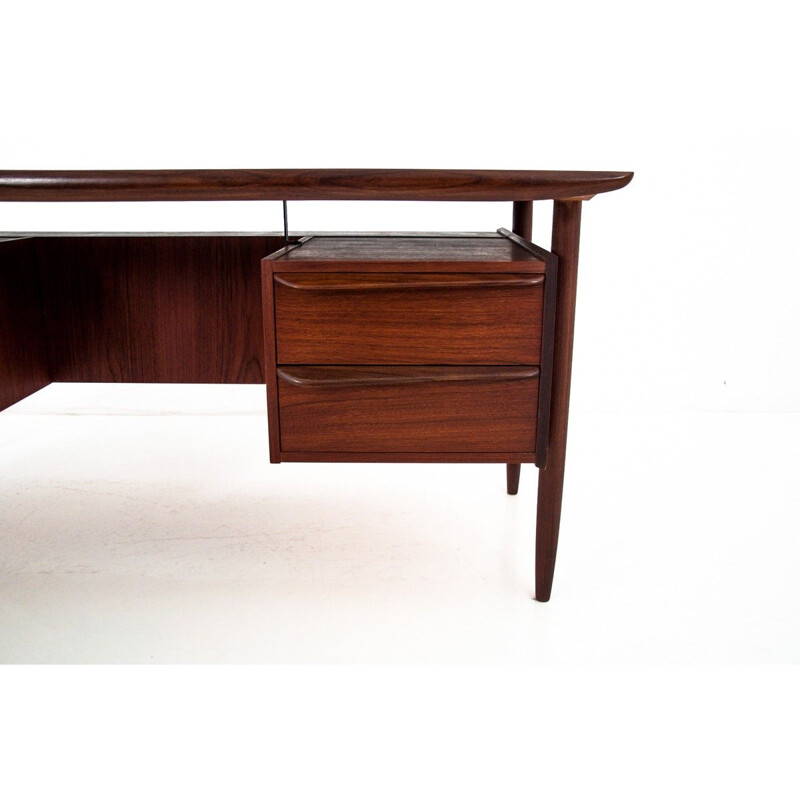 Bureau vintage en teck Danemark 1960