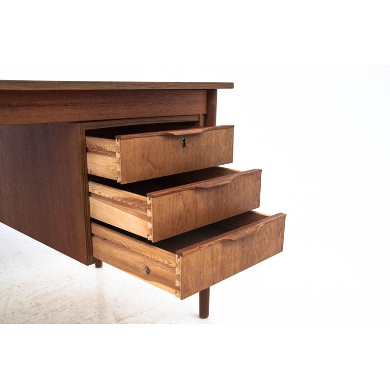 Vintage teak desk Denmark 1960s