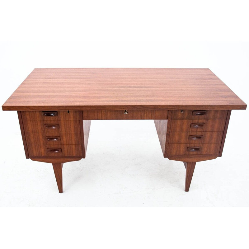 Scrivania danese vintage in teak 1960