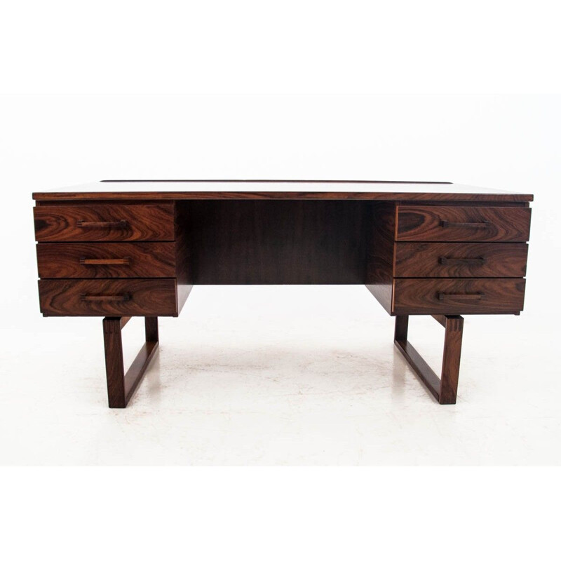 Vintage Rosewood desk by Henning Jensen Denmark 1960s