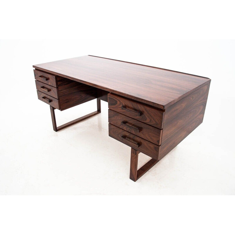 Vintage Rosewood desk by Henning Jensen Denmark 1960s