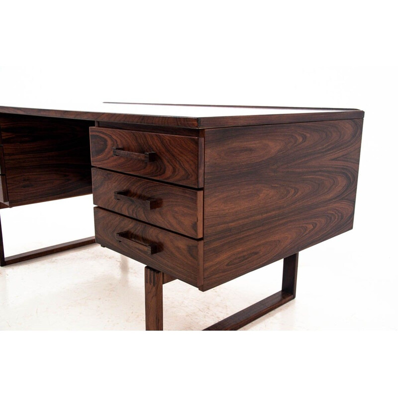 Vintage Rosewood desk by Henning Jensen Denmark 1960s