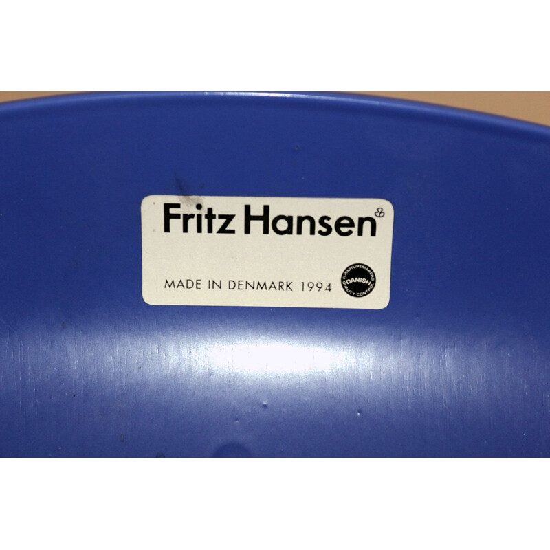 Lot de 6 chaises vintage par Hans Jacobsen pour Fritz Hansen, Danemark 1994