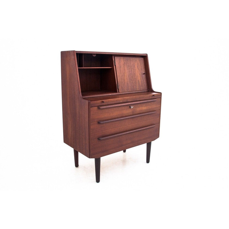 Vintage teak secretaire, Denmark 1960