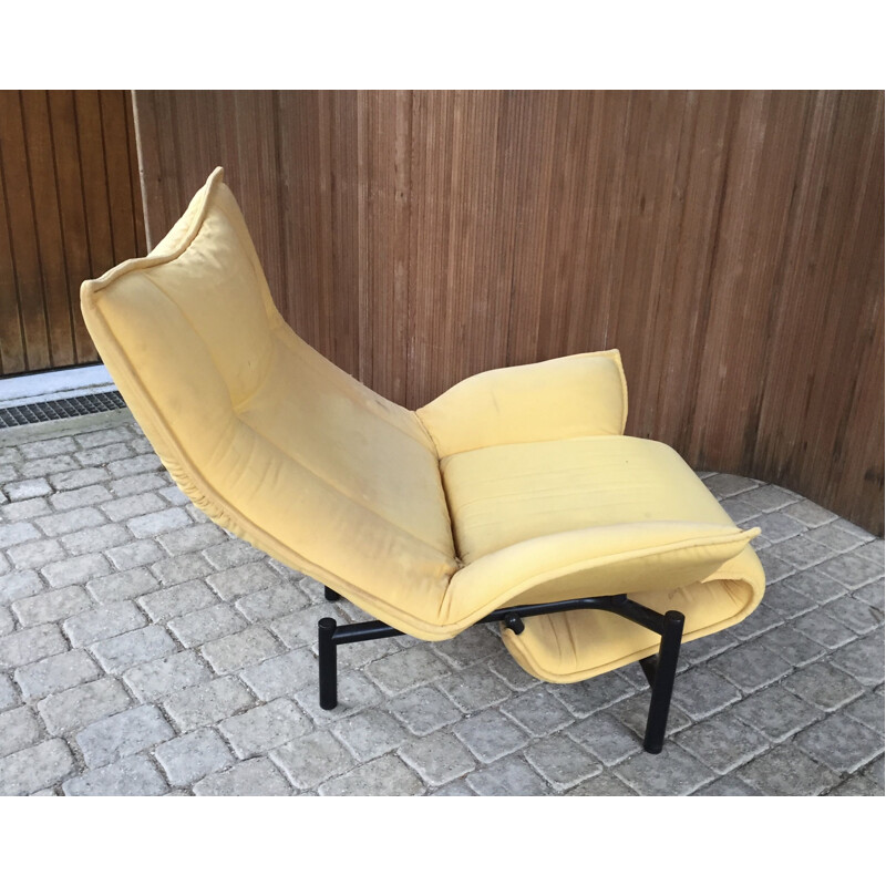 Vintage armchair Veranda by Vico Magistretti for Cassina 1983