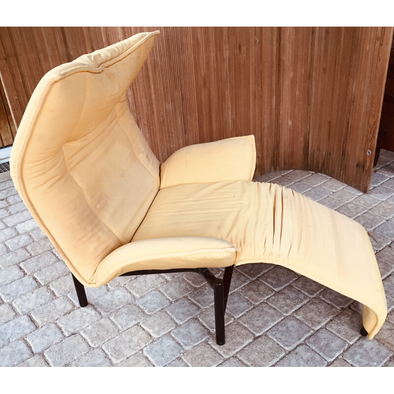 Vintage armchair Veranda by Vico Magistretti for Cassina 1983