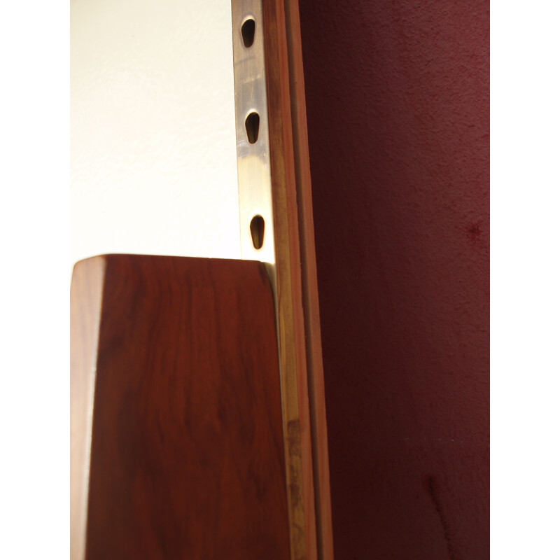 Vintage bookcase shelf in solid walnut