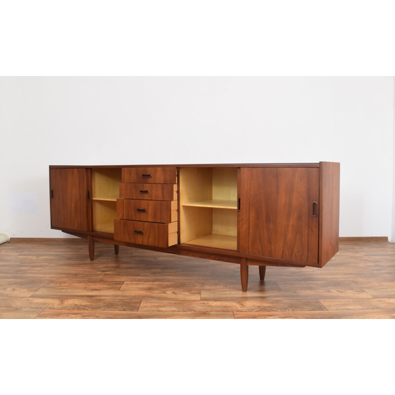 Mid-Century Walnut Sideboard Danish 1960s