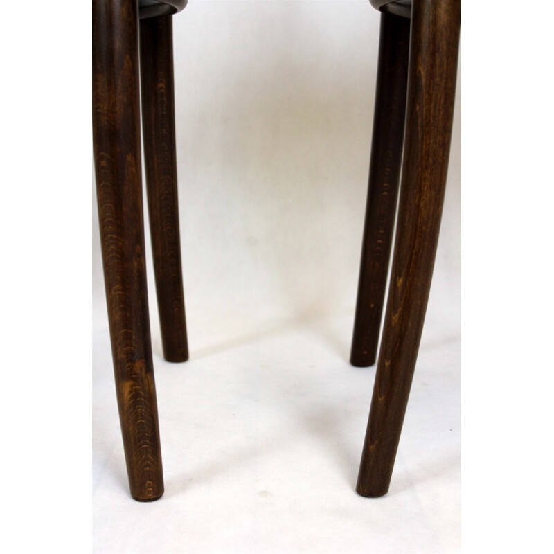 Set of 4 vintage Bentwood Chairs from Ton 1960s