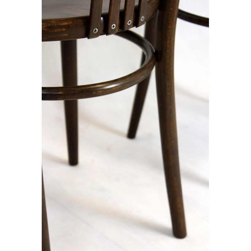 Set of 4 vintage Bentwood Chairs from Ton 1960s