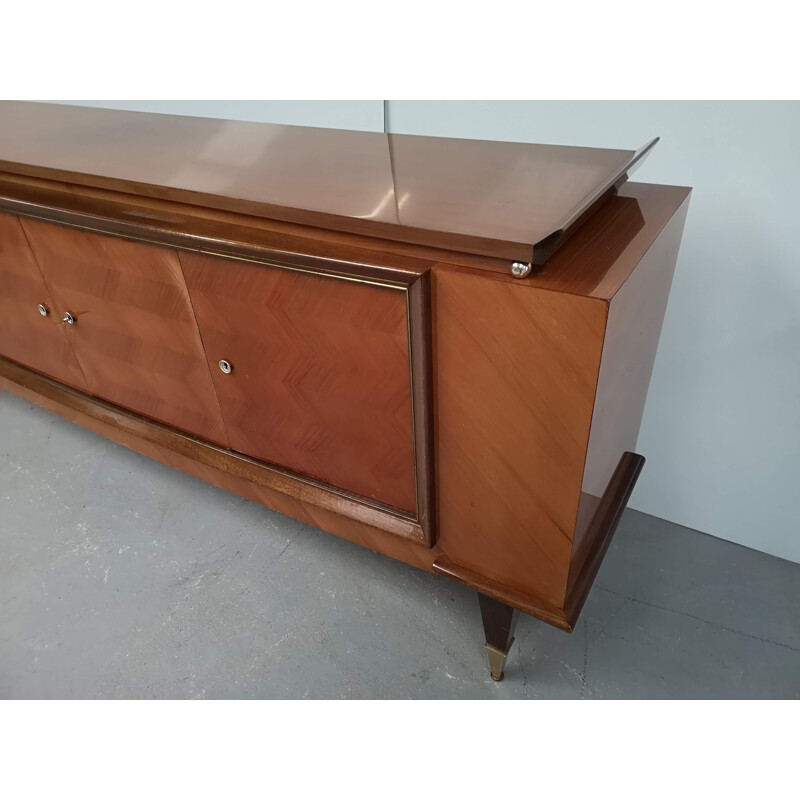 Vintage mahonie dressoir 1950