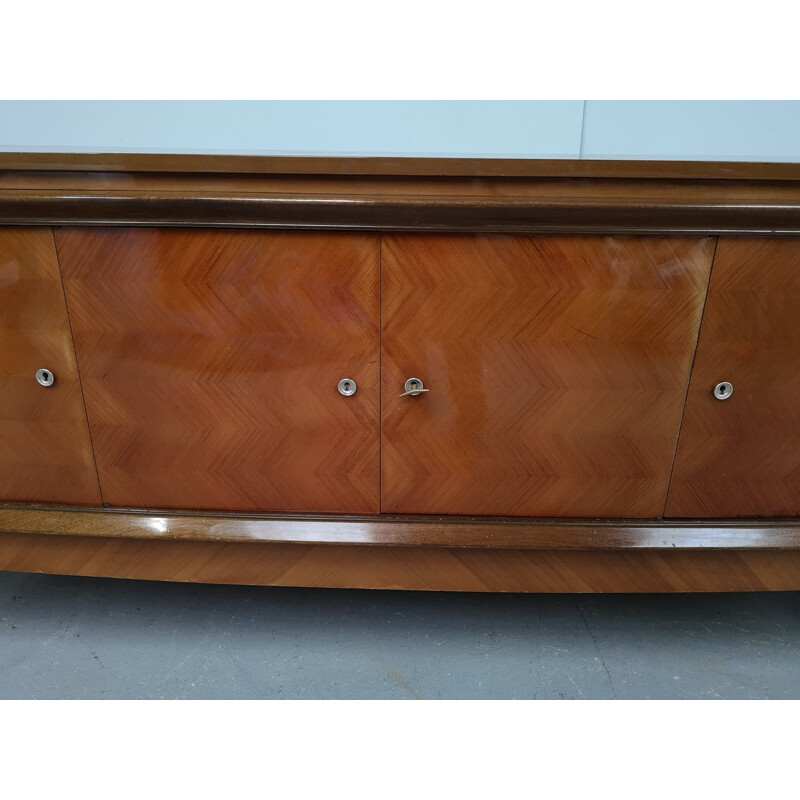 Vintage mahonie dressoir 1950