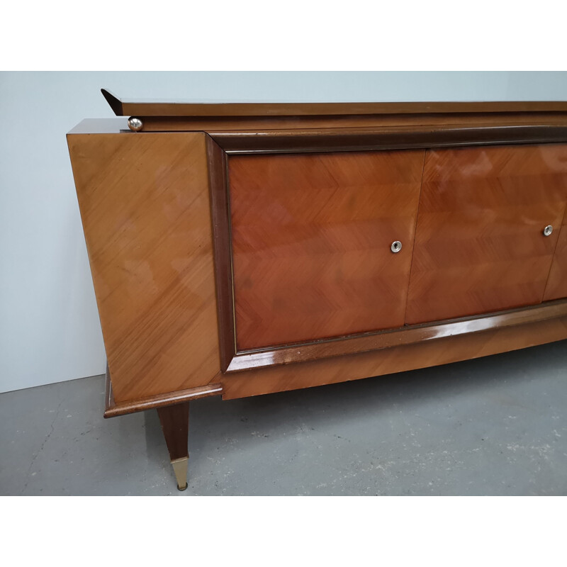 Vintage mahonie dressoir 1950