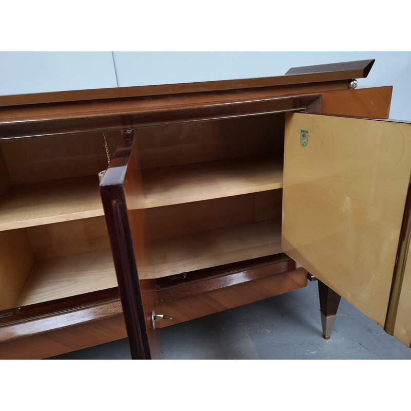 Vintage mahonie dressoir 1950