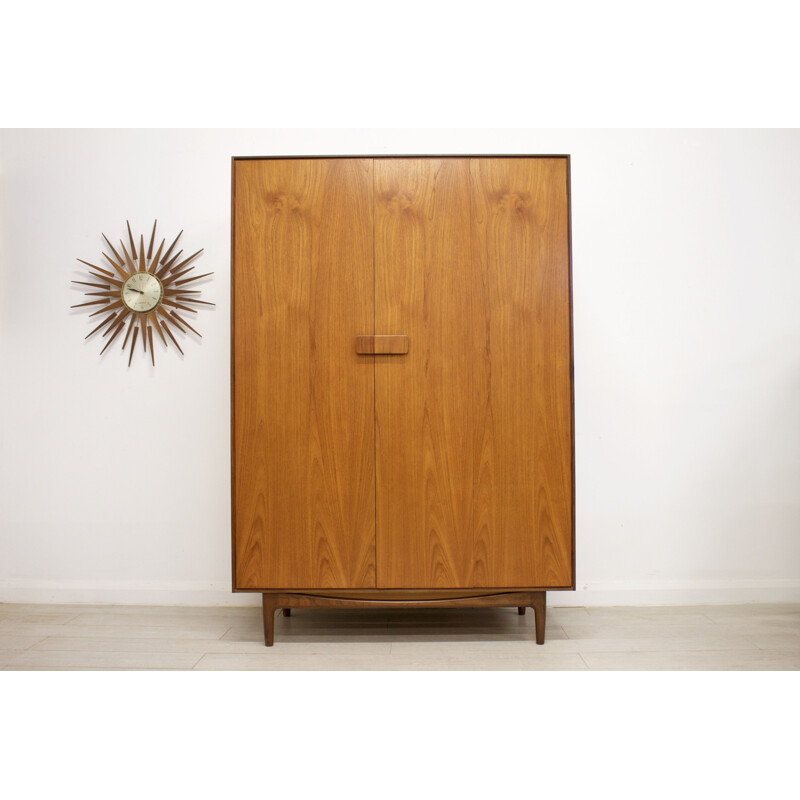 Vintage Teak Wardrobe by Ib Kofod Larsen for G-Plan 1960s