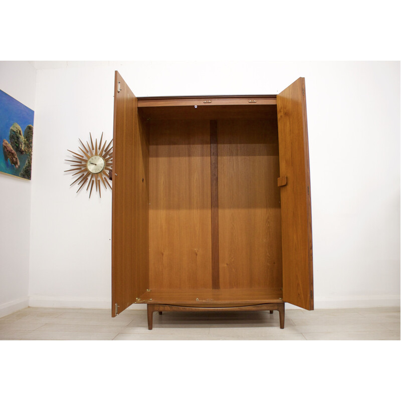 Vintage Teak Wardrobe by Ib Kofod Larsen for G-Plan 1960s