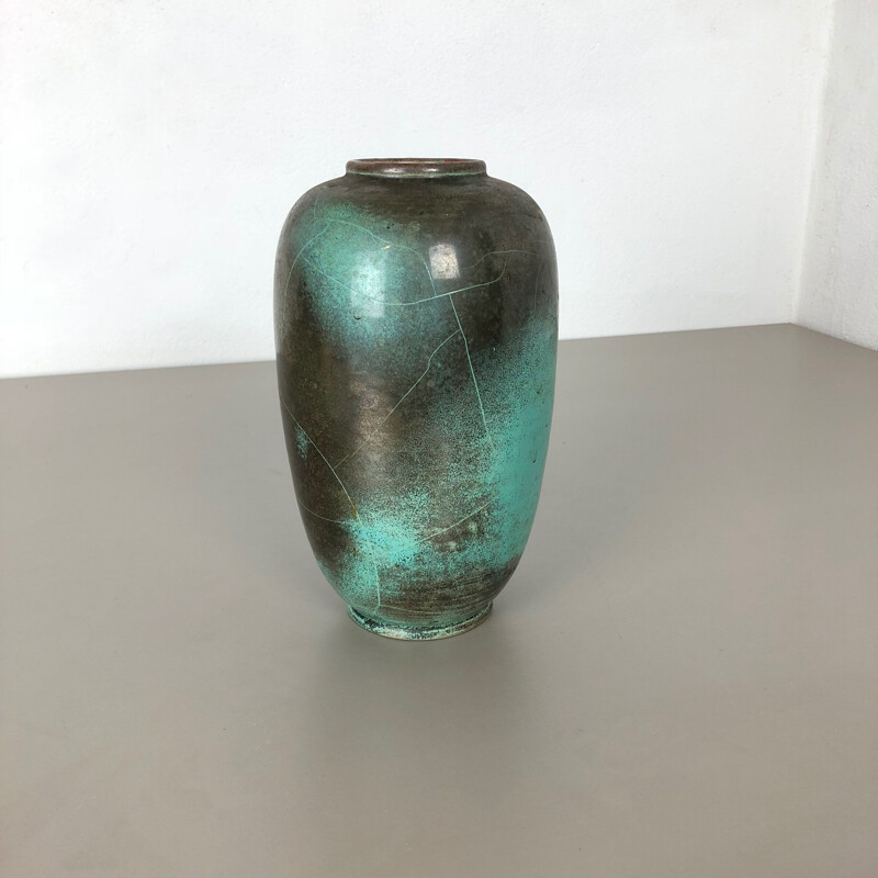 Vintage ceramic studio vase by Richard Uhlemeyer Hannover, Germany 1940