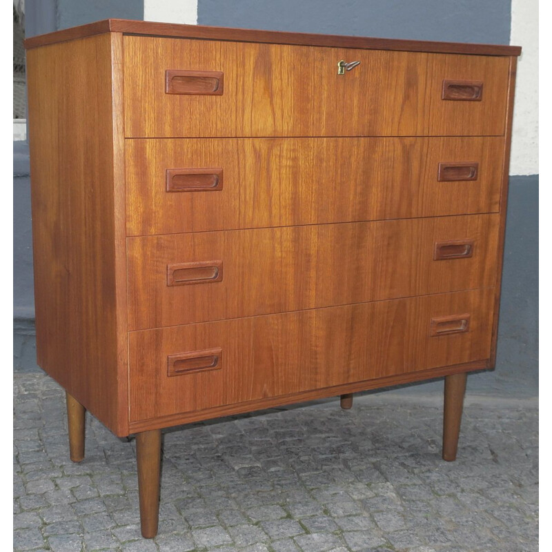 Mid-Century Teak Chest of Drawers Danish 1960s