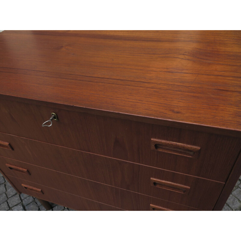 Mid-Century Teak Chest of Drawers Danish 1960s