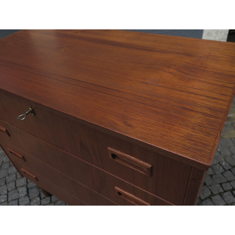 Mid-Century Teak Chest of Drawers Danish 1960s