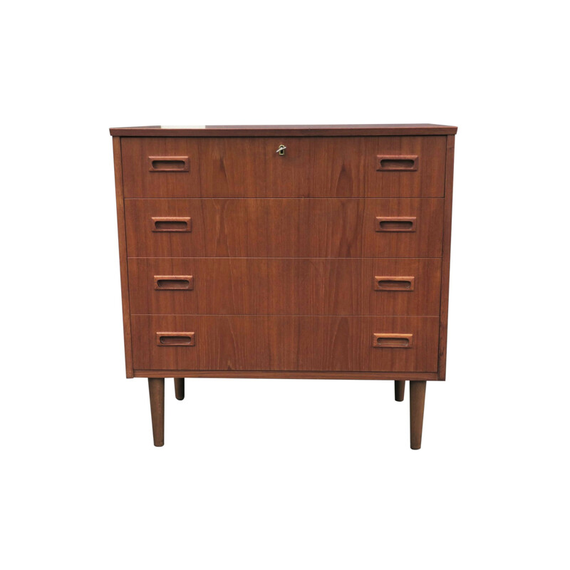 Mid-Century Teak Chest of Drawers Danish 1960s