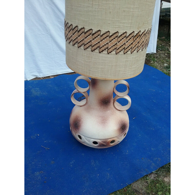 Large vintage ceramic lamp