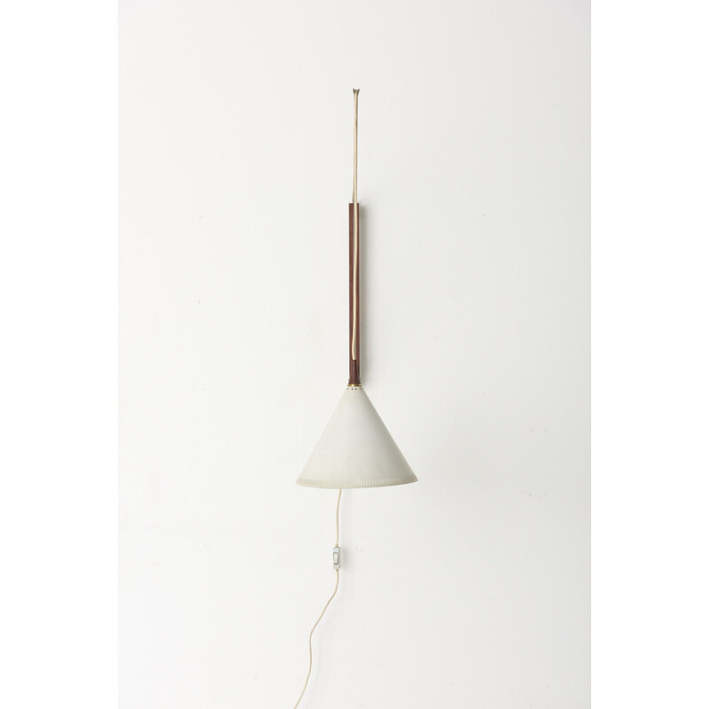 Vintage Swing Arm Wall Lamp by Willem Hagoort Netherlands 1950s