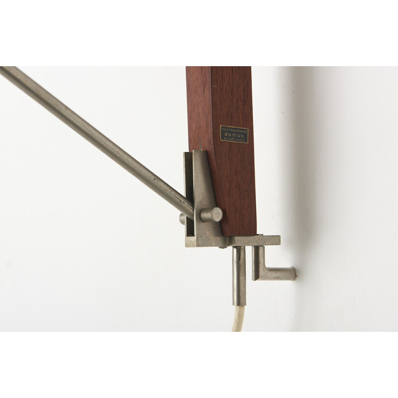 Vintage Swing Arm Wall Lamp by Willem Hagoort Netherlands 1950s